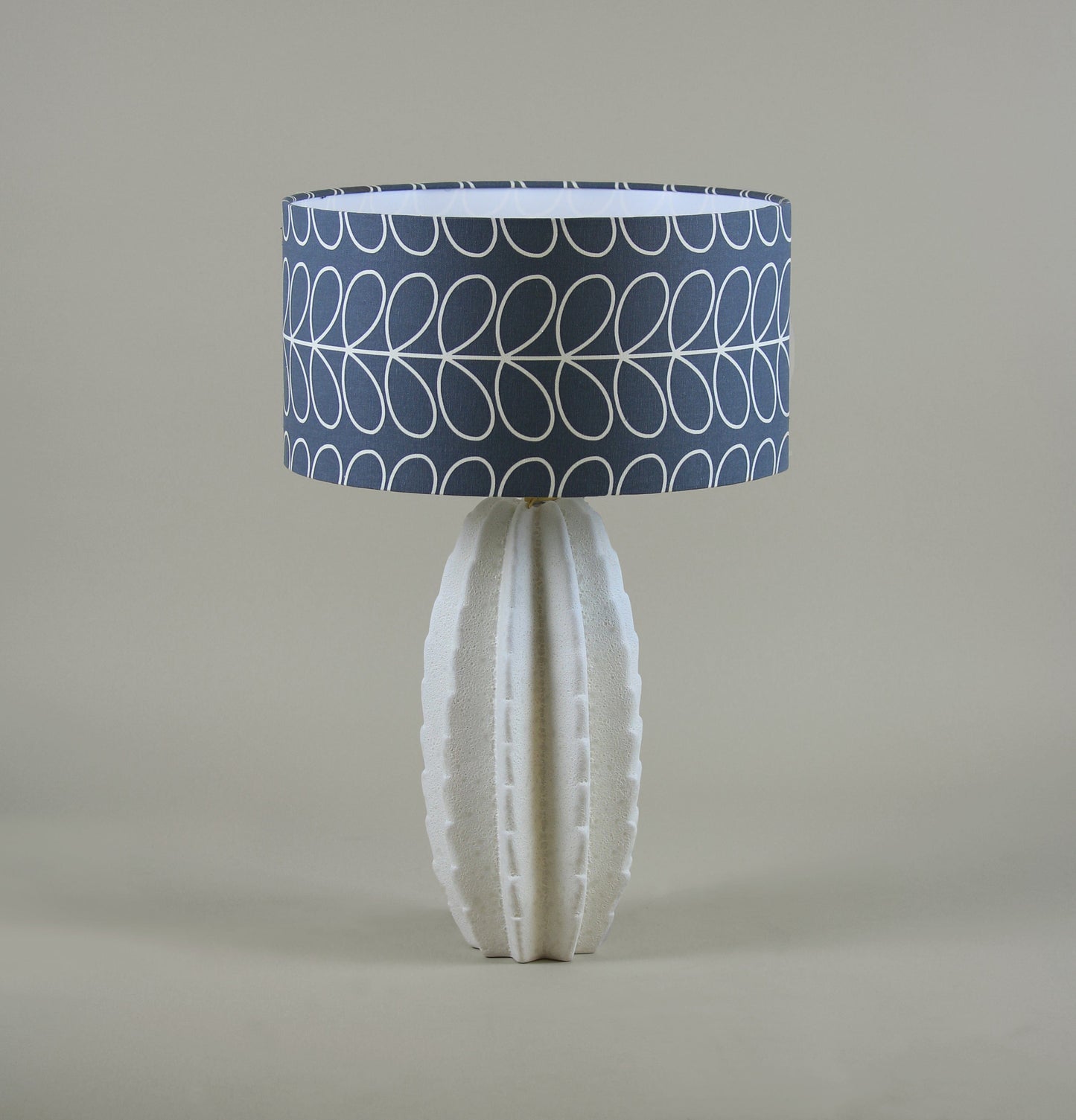 Orla Kiely Linear Stem Cool Grey Shallow Drum