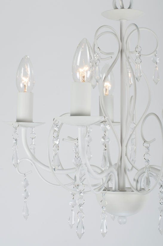 Mela White Chandelier