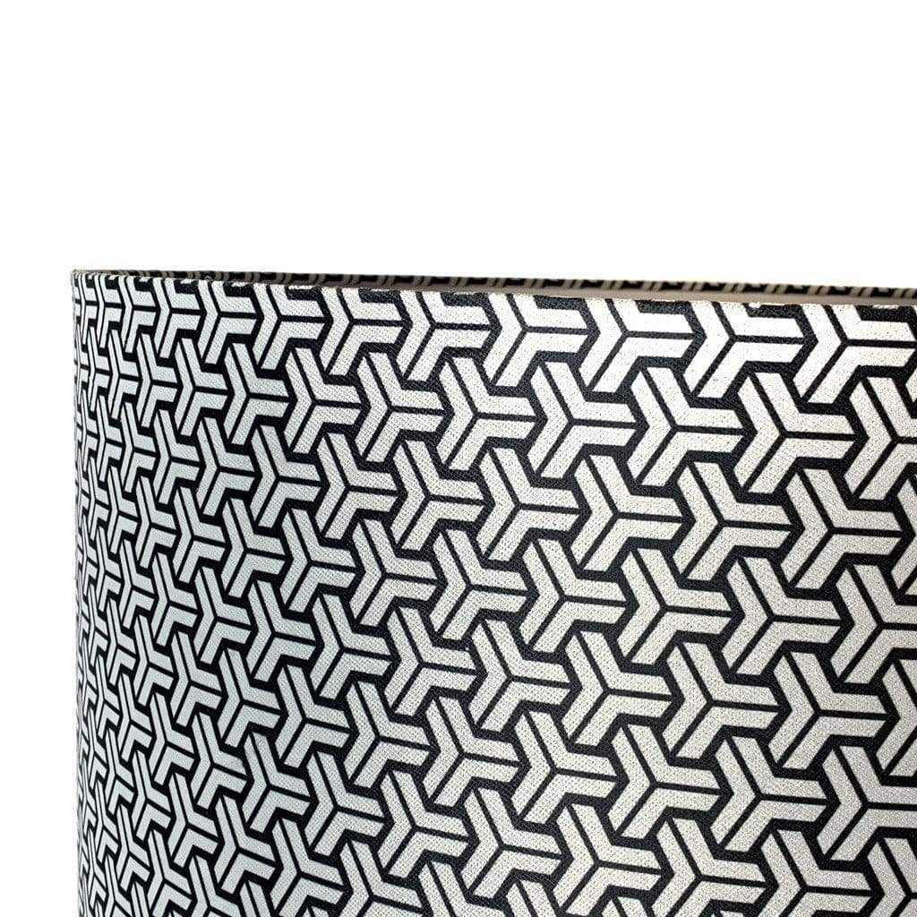 Madison Chrome Floor Lamp With Platinum Tessellate Shade