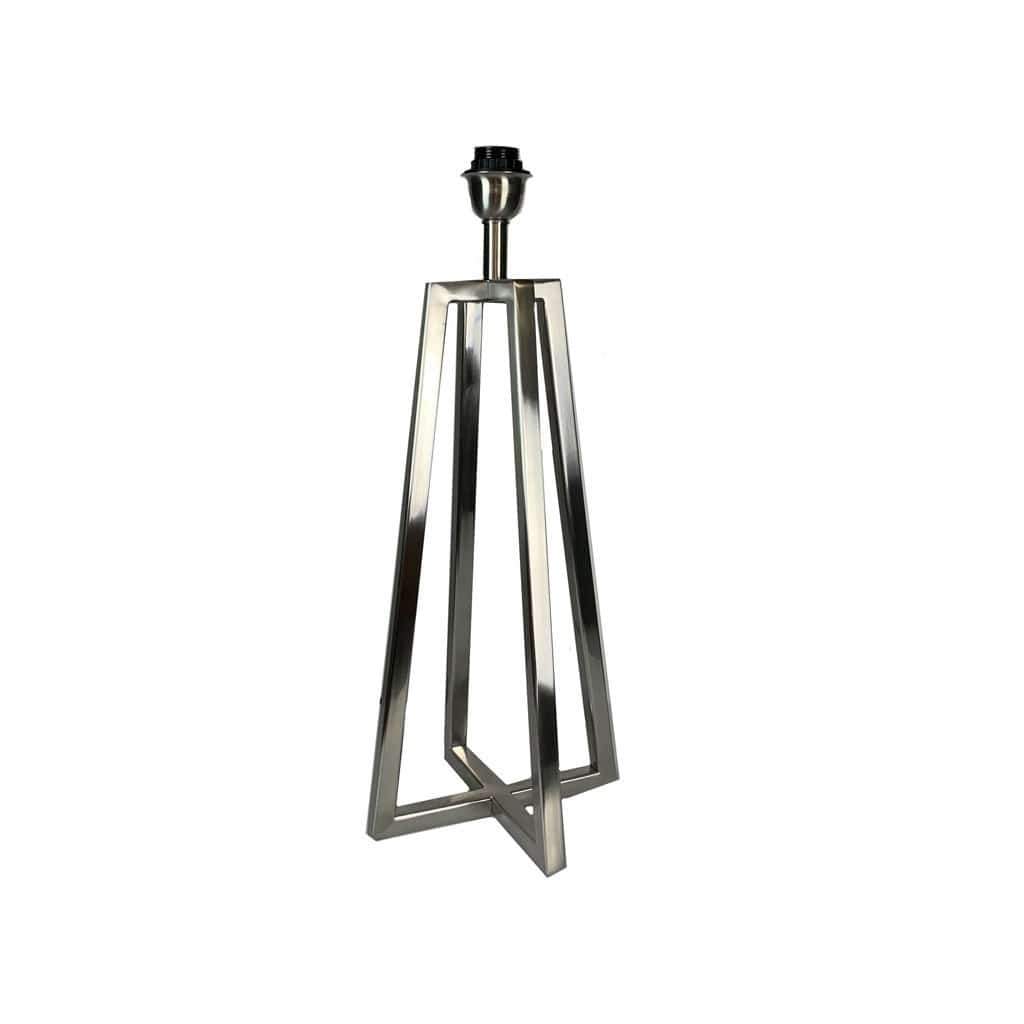 Madison Brushed Steel Table Lamp with Melody Bronze Shade