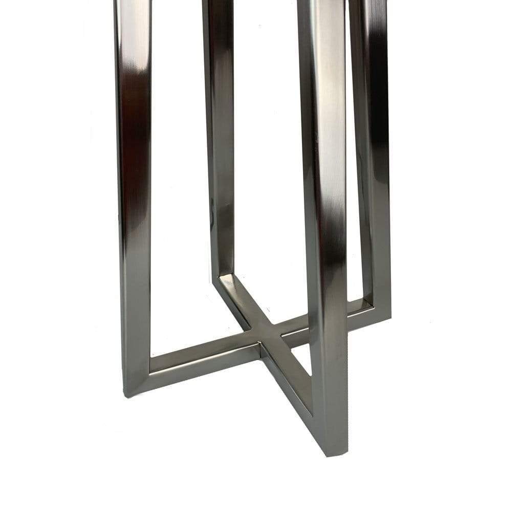 Madison Brushed Steel Table Lamp with Melody Bronze Shade