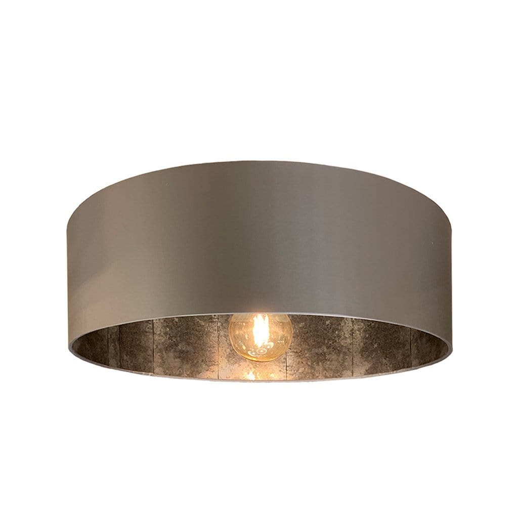 Moonmist Electrified Pendant Shade with Anthology Oxidise Lining in Graphite
