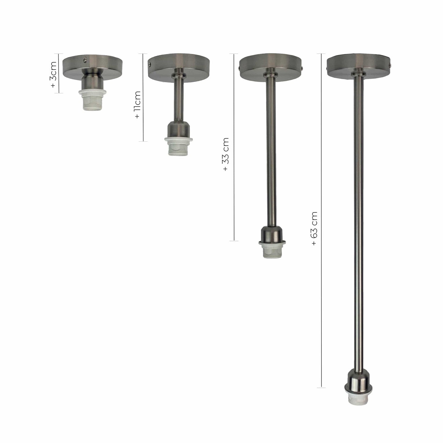 Moonmist Electrified Pendant Shade with Anthology Oxidise Lining in Graphite
