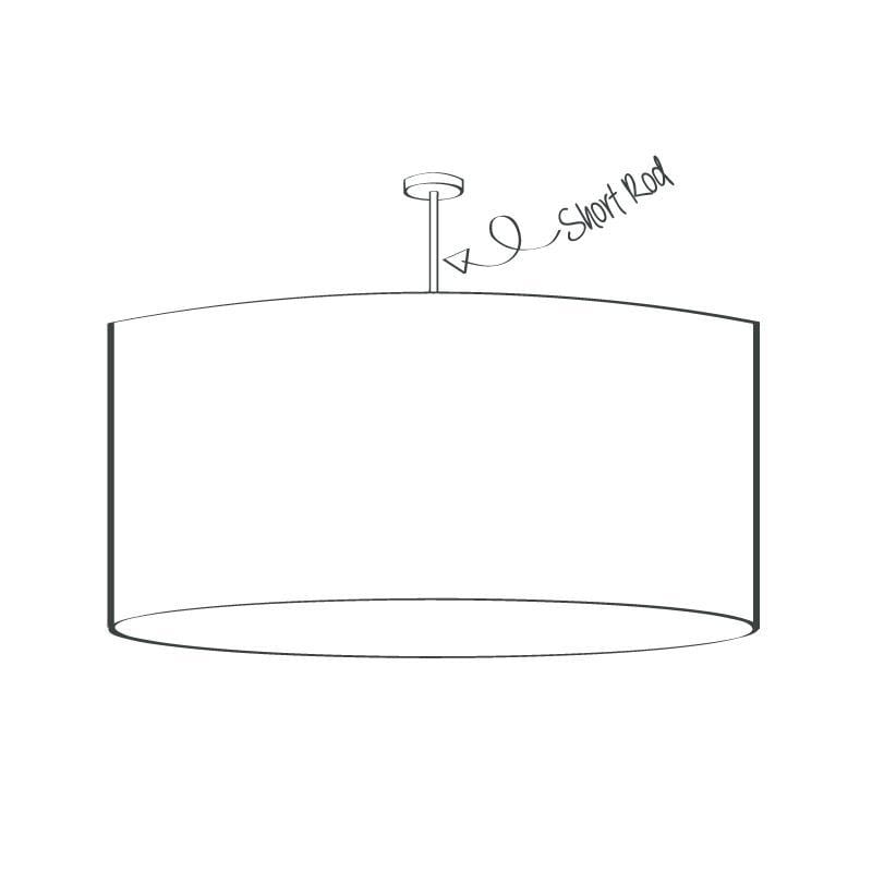 Moonmist Electrified Pendant Shade with Anthology Oxidise Lining in Graphite