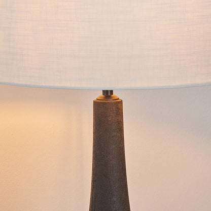 Corella Black Mango Wood Curved Table Lamp Base
