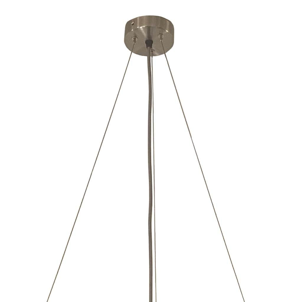 Antique Gold 3-Wire Suspension Shade with Mineral Lining