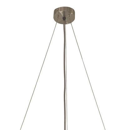 Antique Gold 3-Wire Suspension Shade with Mineral Lining