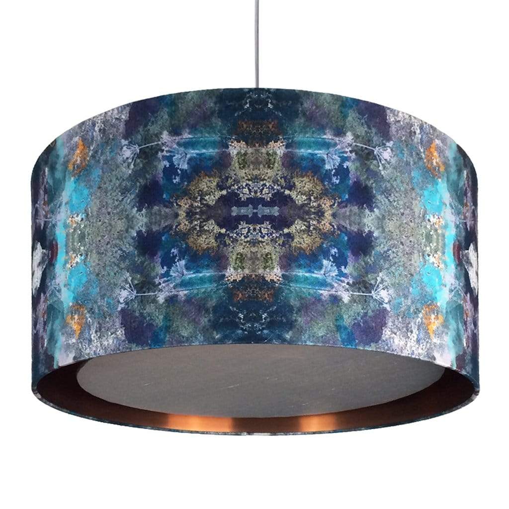 Mairi Helena Island Botanist White & Brushed Copper Drum