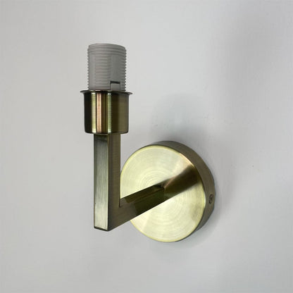 Emma Antique Brass Wall Light with Choice of Metamorphic Shade