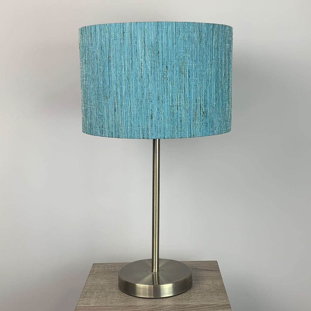 Belford Antique Brass Table Lamp with Marine Shade