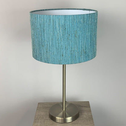 Belford Antique Brass Table Lamp with Marine Shade