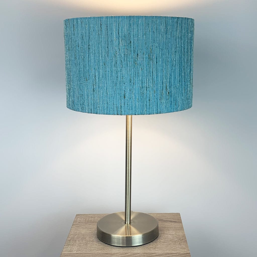 Belford Antique Brass Table Lamp with Marine Shade