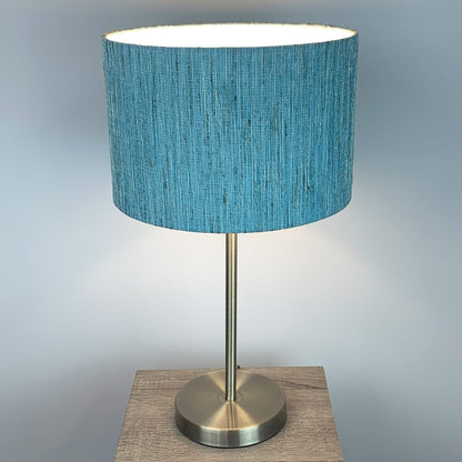 Belford Antique Brass Table Lamp with Marine Shade