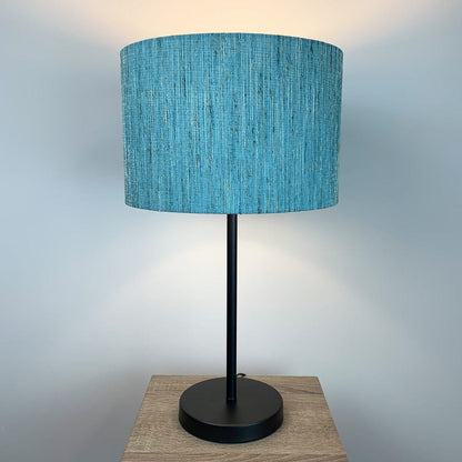 Belford Single Stem Black Table Lamp with Choice of Metamorphic Shade