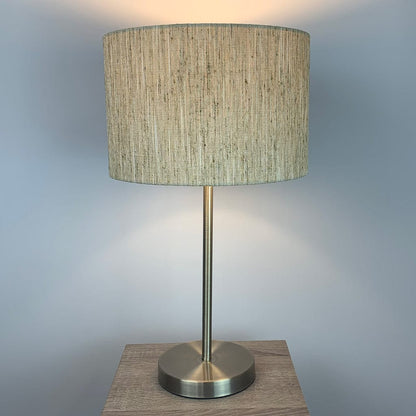 Belford Antique Brass Table Lamp with Metamorphic Honeycomb Shade