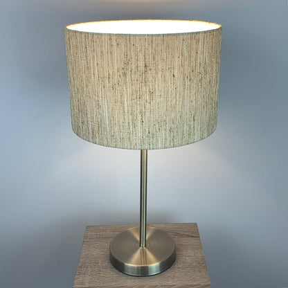 Belford Antique Brass Table Lamp with Metamorphic Honeycomb Shade