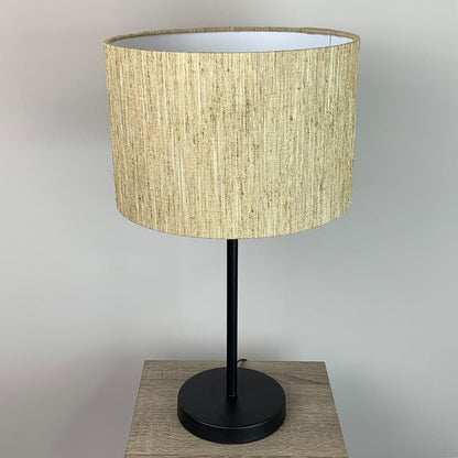 Belford Single Stem Black Table Lamp with Choice of Metamorphic Shade