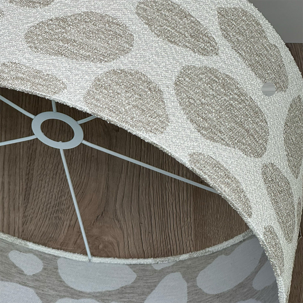 Electrified Bodie Ecru Shade with Frosted Lining