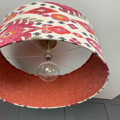 Electrified Boho Begonia Shade with Nimbus Spice Lining