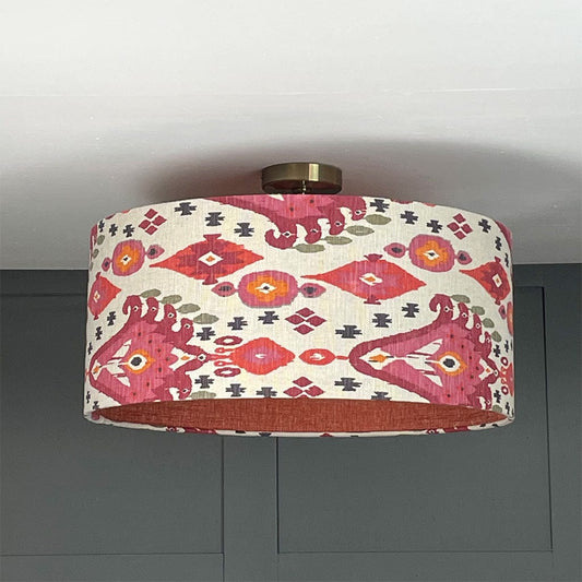 Electrified Boho Begonia Shade with Nimbus Spice Lining