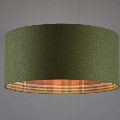 Wool Finish Drum Shade