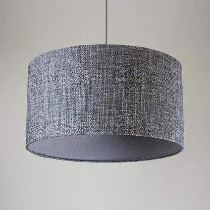 Weave Charcoal & Weave Sterling Drum Shade