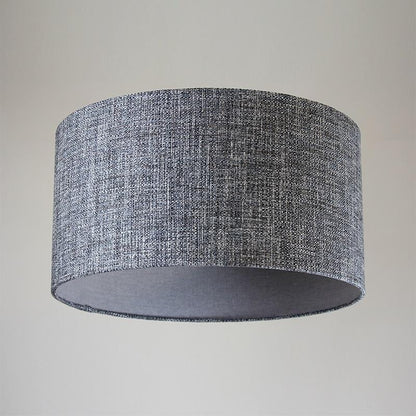 Weave Charcoal & Weave Sterling Drum Shade