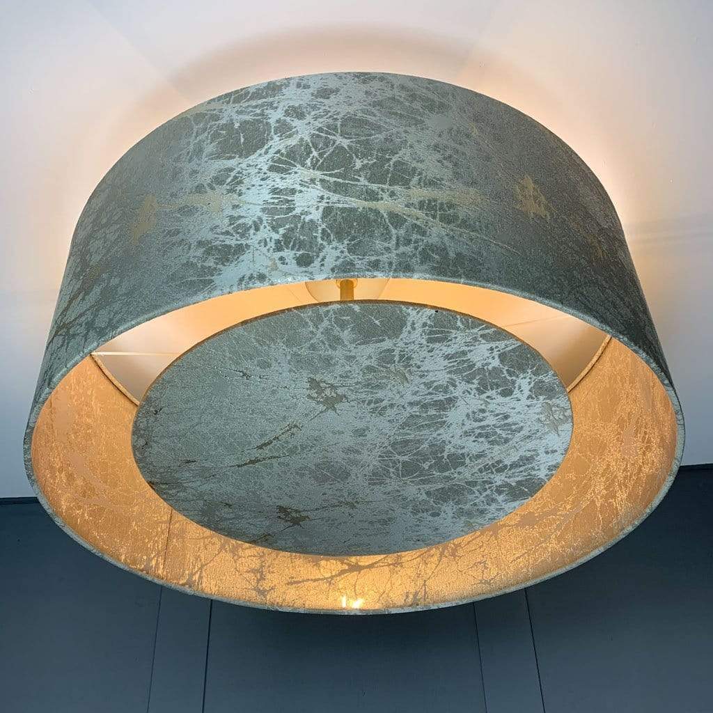 Electrified Lava Stone Shade with Matching Baffle