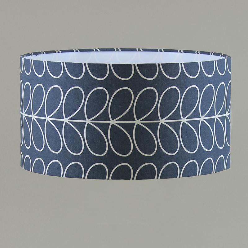 Orla Kiely Linear Stem Cool Grey 40cm Shallow Drum
