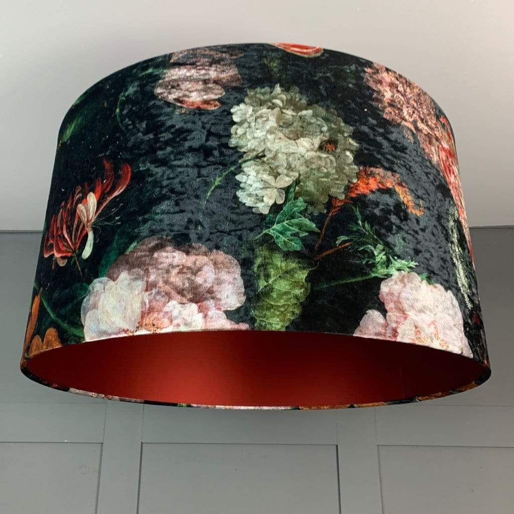Electrified Jardin De Nuit Shade with Chacar Tandoori Spice Lining