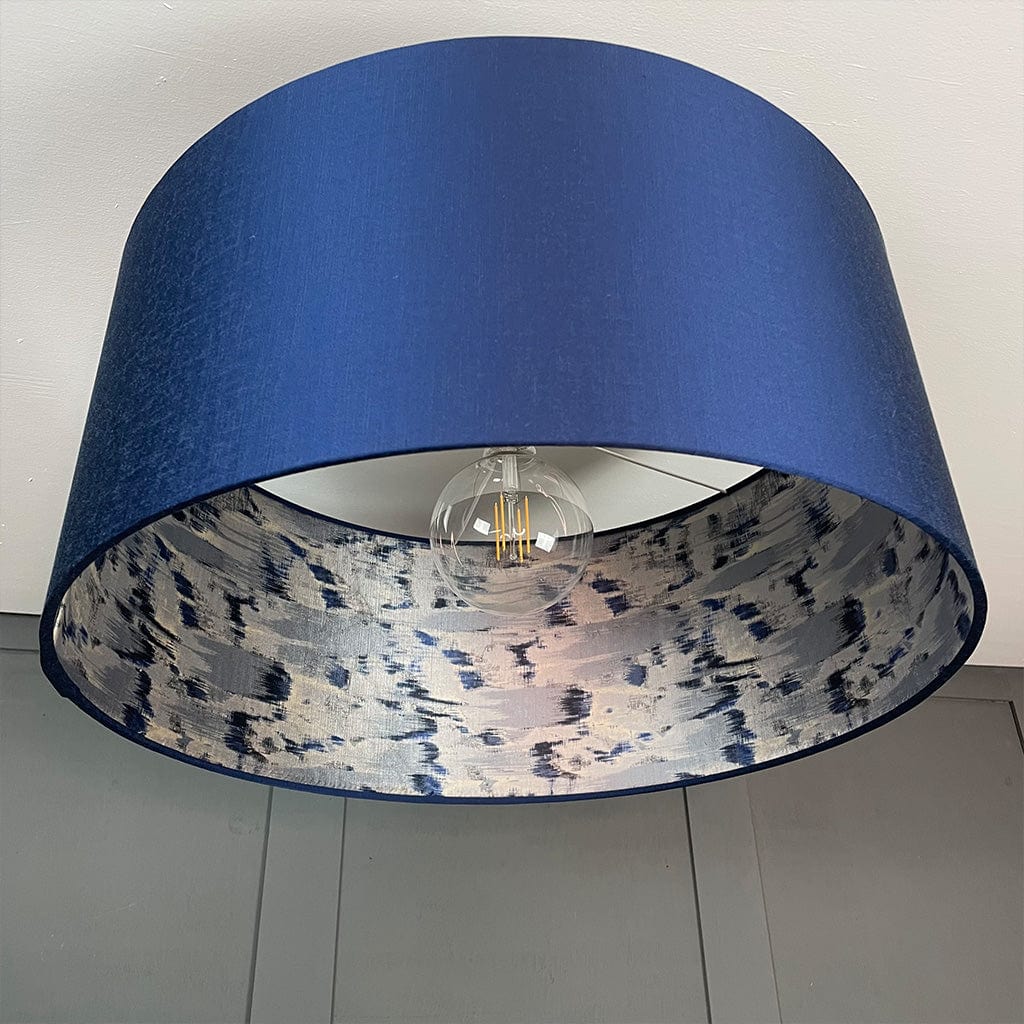 Electrified Carnaby Midnight Shade with Solaris Blue & Grey Lining