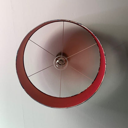 Electrified Mairi Helena Mirrored Storm Linen Light with Satsuma Lining