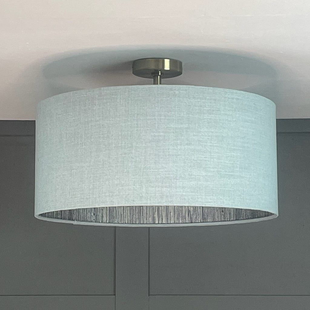 Electrified Seri Mineral Wallpaper Lined Pendant Shade