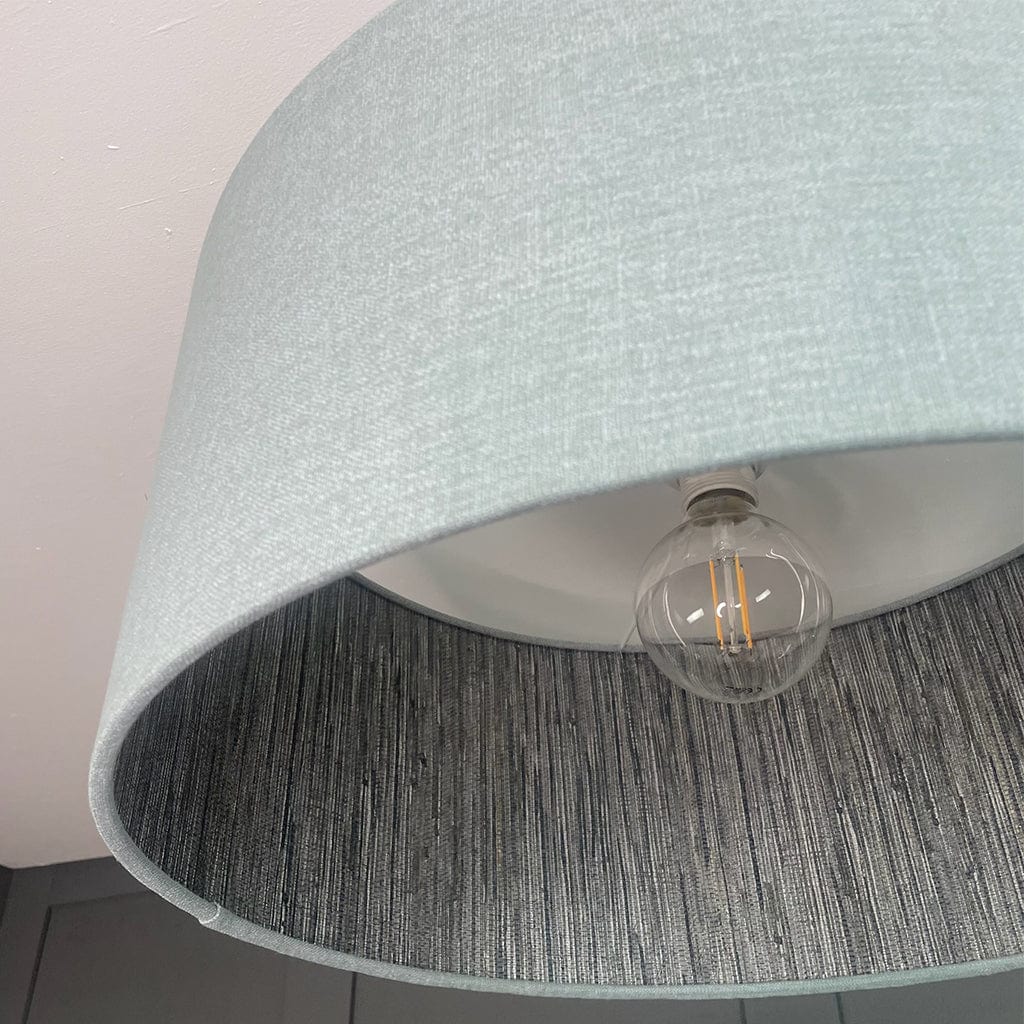 Electrified Seri Mineral Wallpaper Lined Pendant Shade