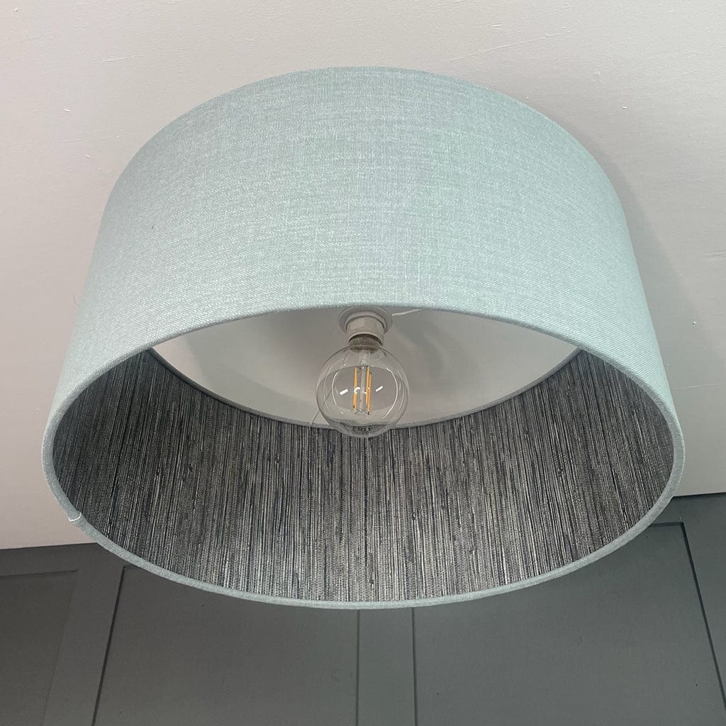 Electrified Seri Mineral Wallpaper Lined Pendant Shade