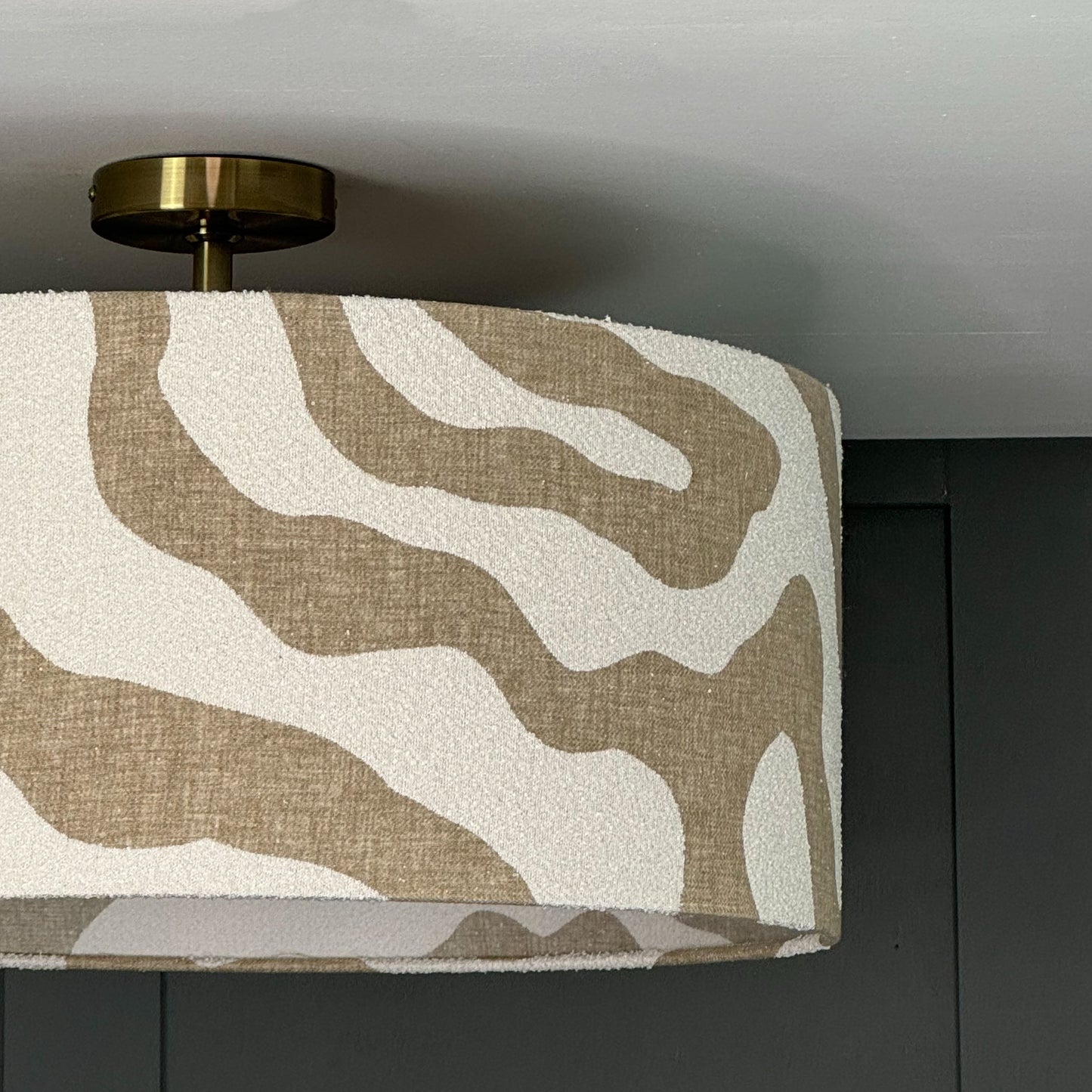 Electrified Sigrid Birch Shade with Frosted Lining