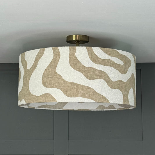 Electrified Sigrid Birch Shade with Frosted Lining