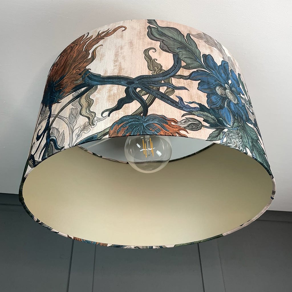 Electrified Timorous Beasties Epic Botanic Drum Shade with Champagne Lining