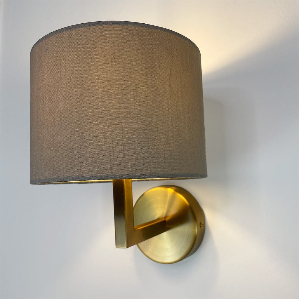 Emma Gold Wall Light with Choice of Drum Shade