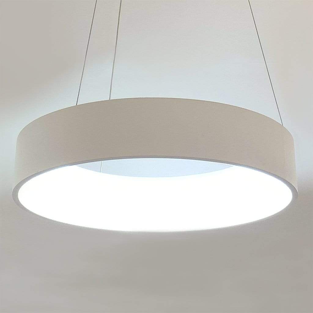 Halo 28w LED White Pendant