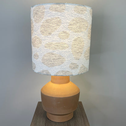 Inna Natural Urn Terracota Table Lamp with Bodie Ecru Lampshade