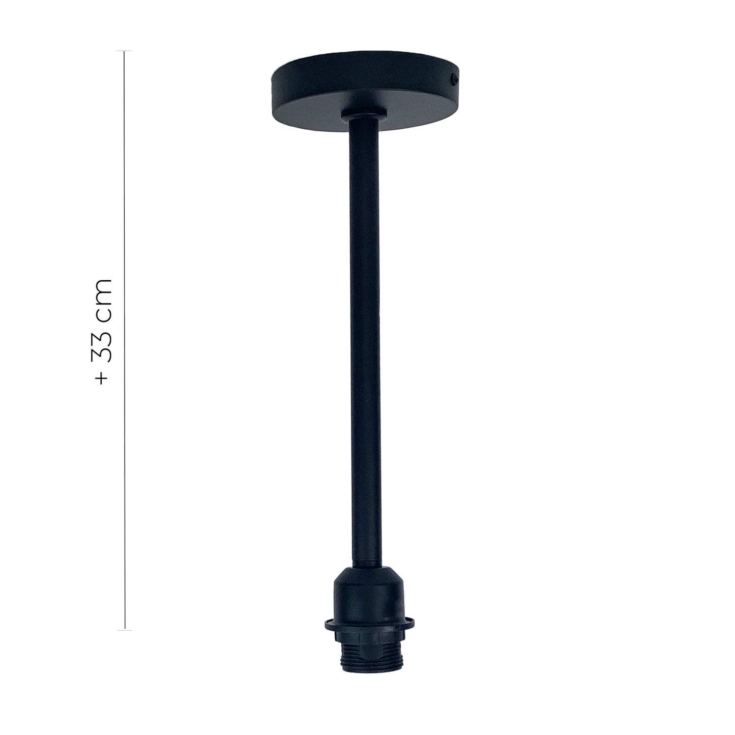 Matt Black Pendant Light Fitting