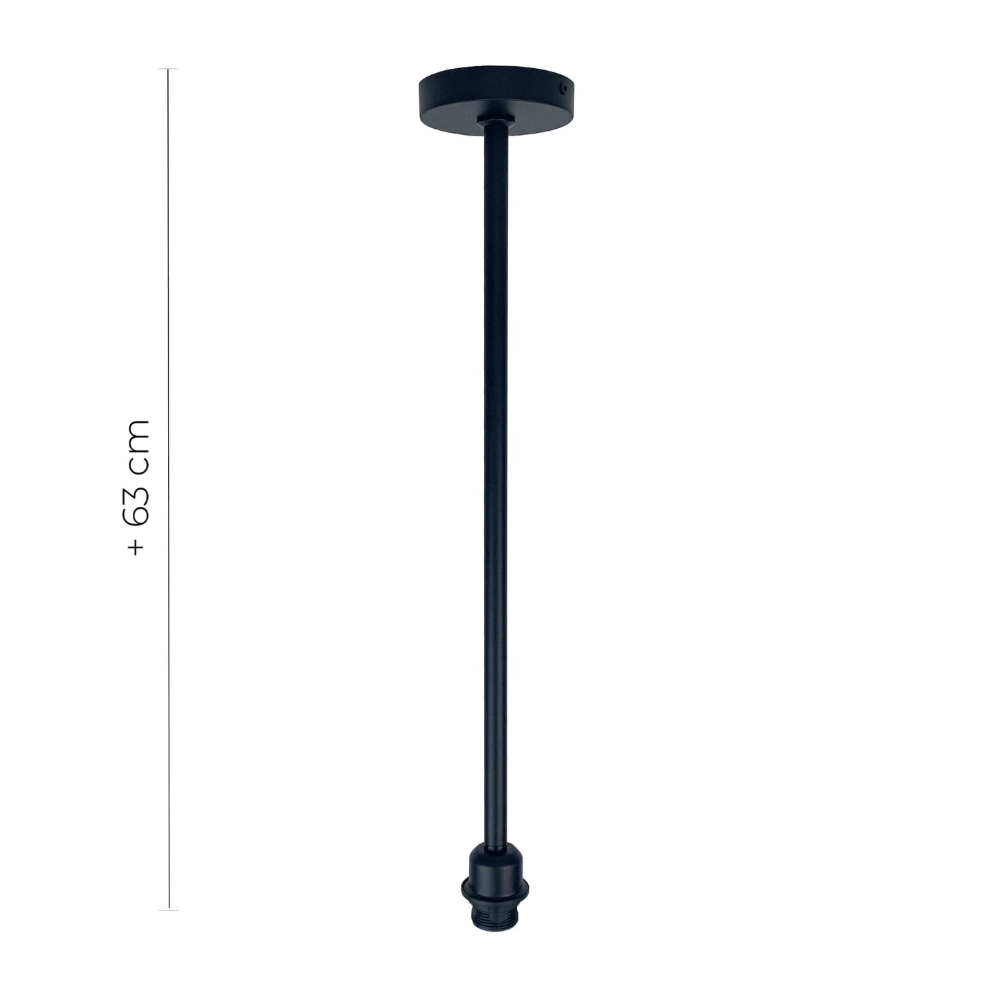 Matt Black Pendant Light Fitting