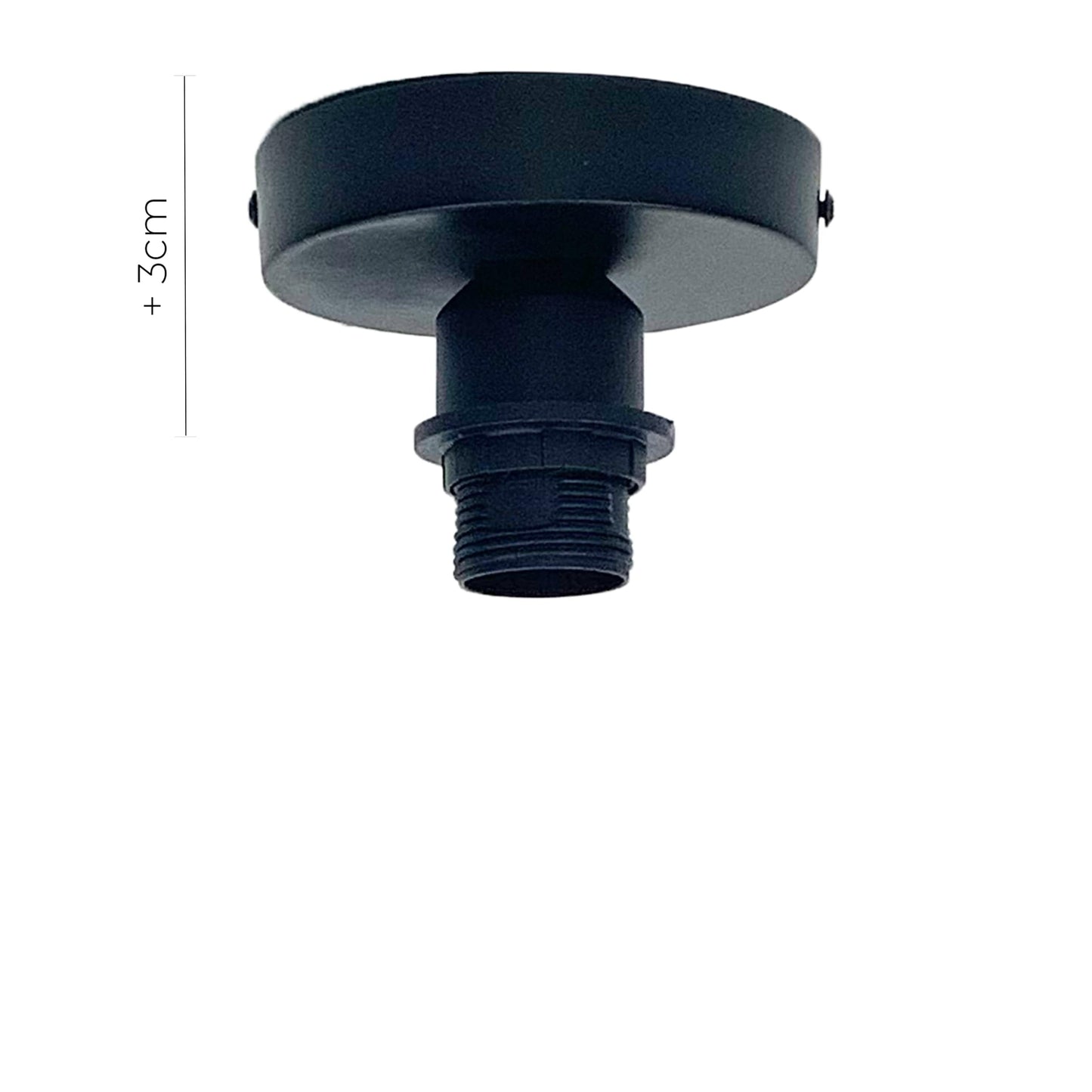 Matt Black Pendant Light Fitting