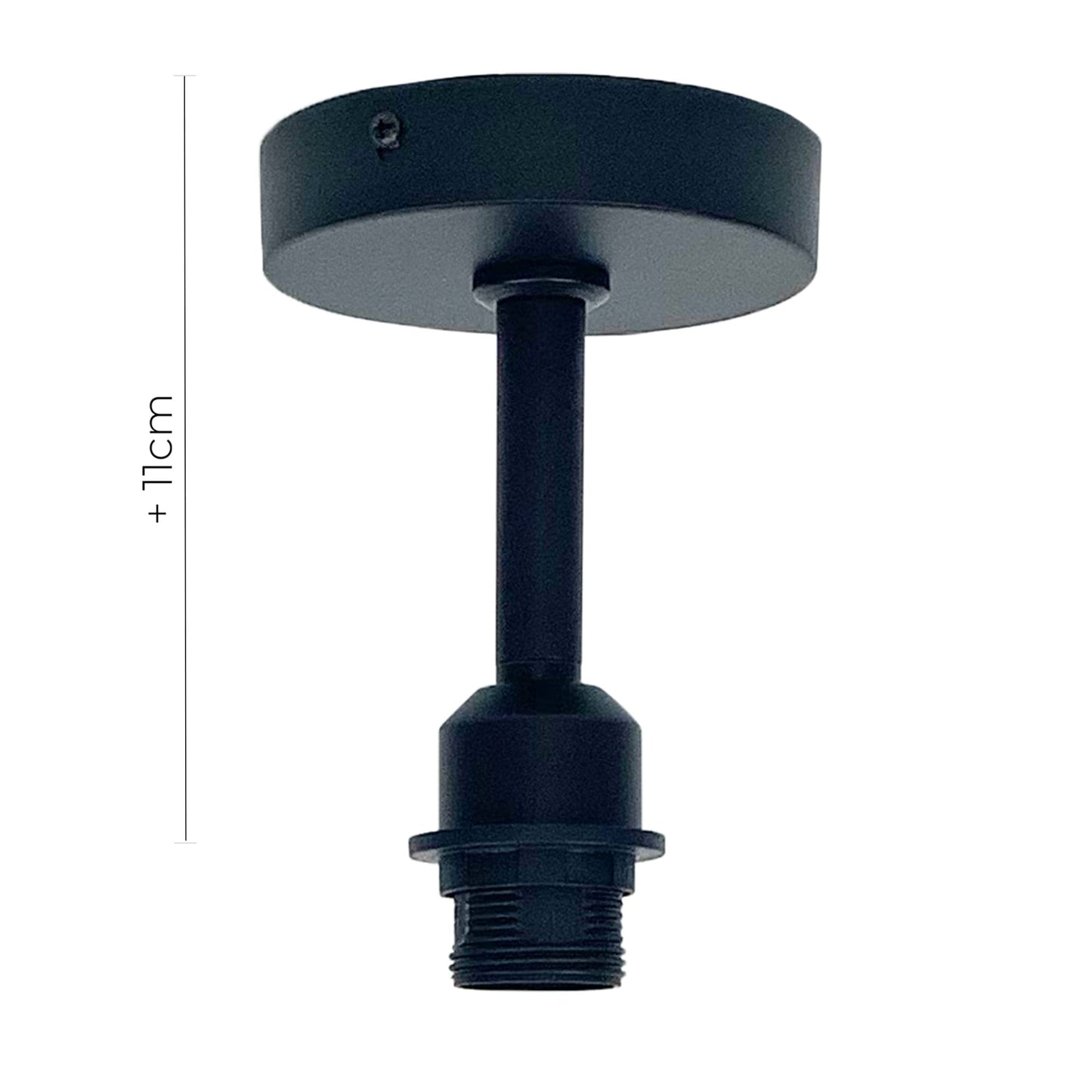 Matt Black Pendant Light Fitting