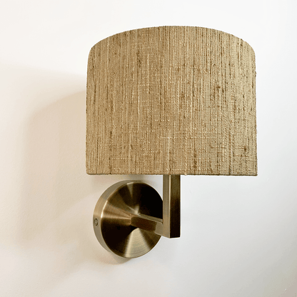 Emma Antique Brass Wall Light with Choice of Metamorphic Shade