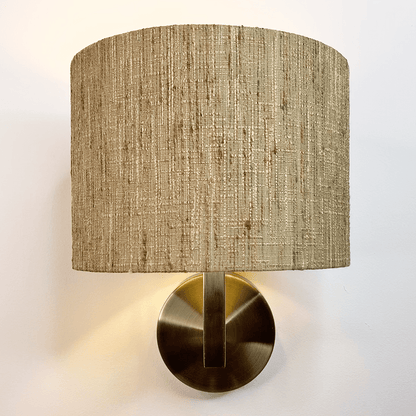 Emma Antique Brass Wall Light with Choice of Metamorphic Shade