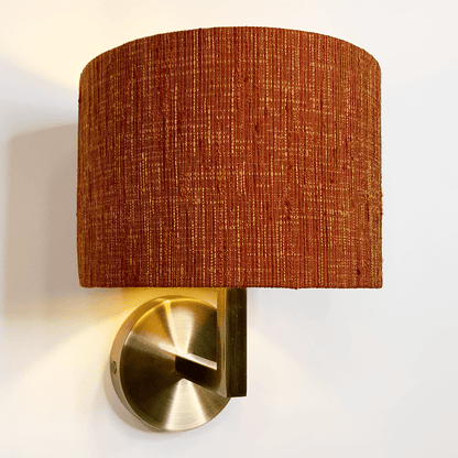 Emma Antique Brass Wall Light with Choice of Metamorphic Shade