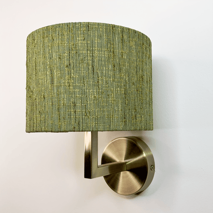 Emma Antique Brass Wall Light with Choice of Metamorphic Shade