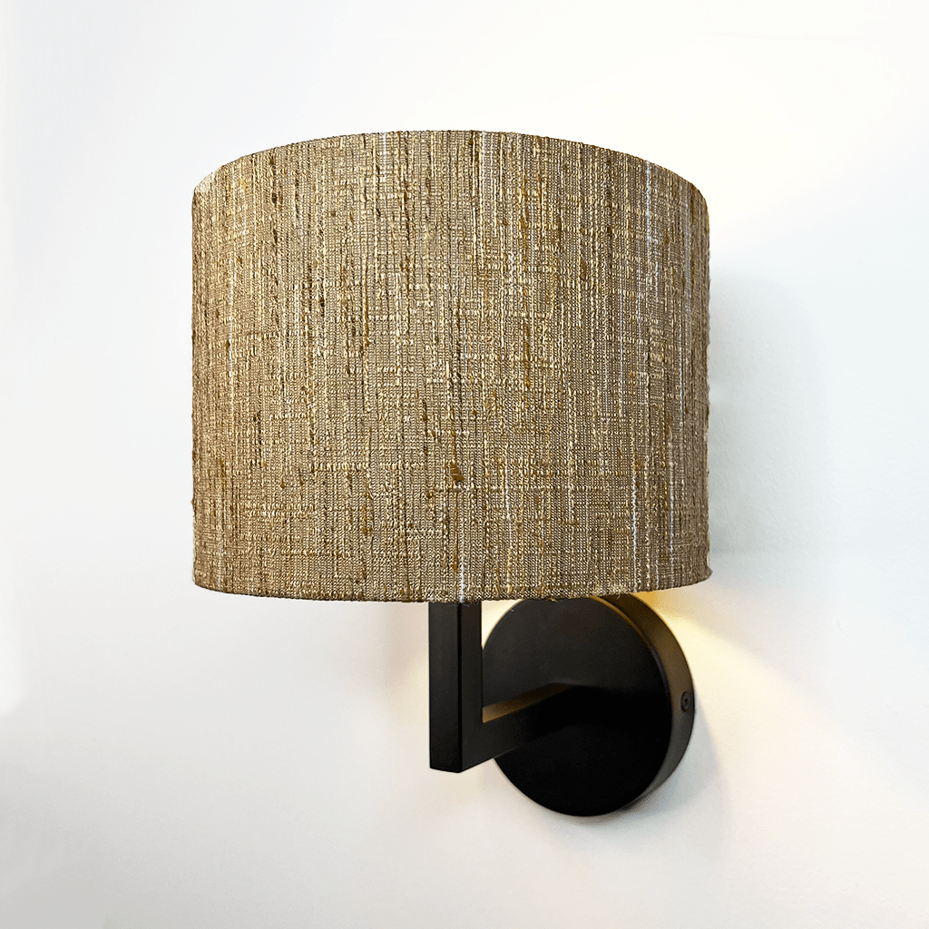 Emma Matt Black Wall Light with Choice of Metamorphic Shade